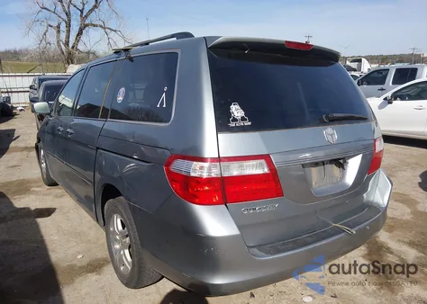 2007 Honda Odyssey Ex-L from USA, damaged, VIN 5FNRL387X7B103729